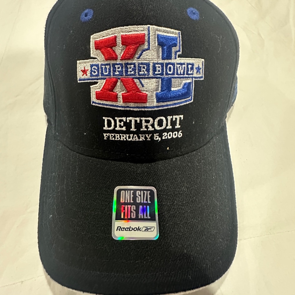 Reebok Blue and Black NFL Cap